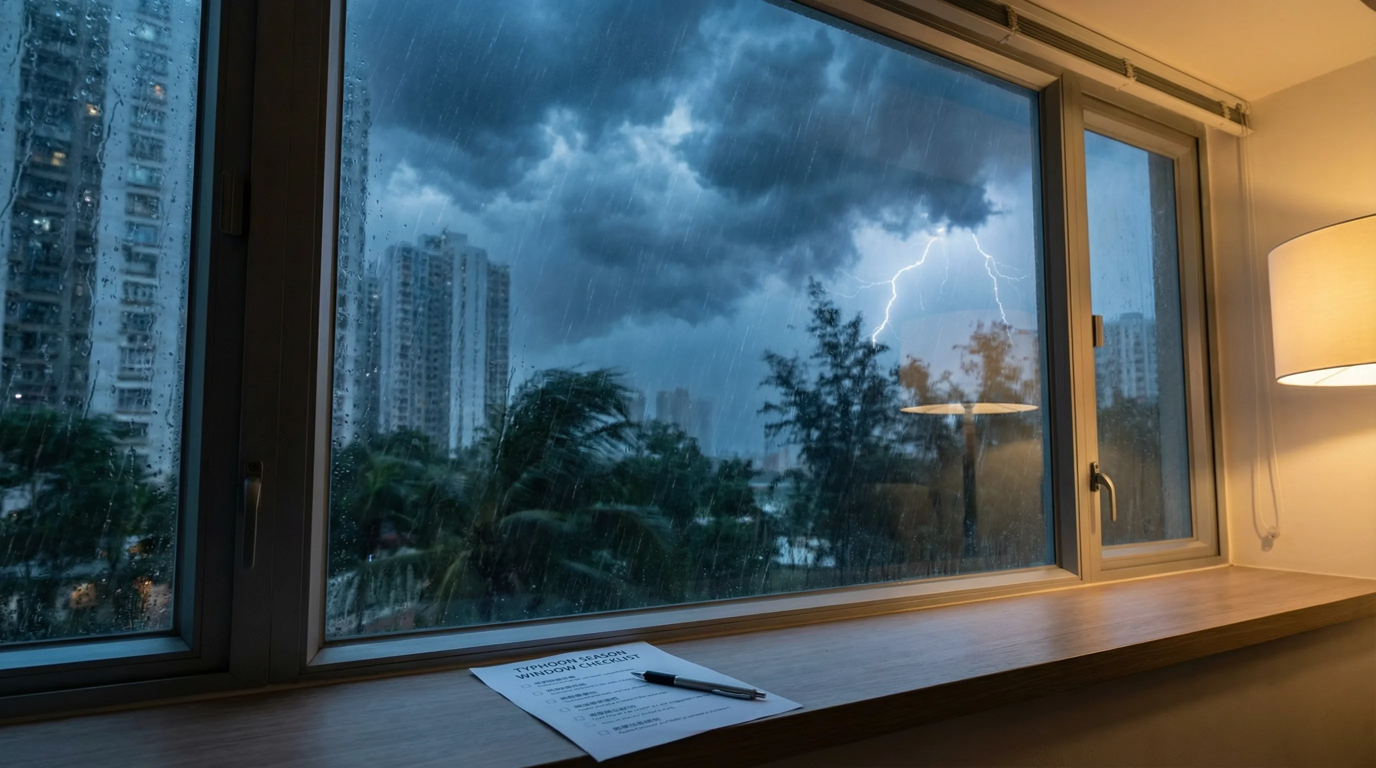 Pre-Typhoon Essential: 7-Point Aluminium Window Inspection Checklist
